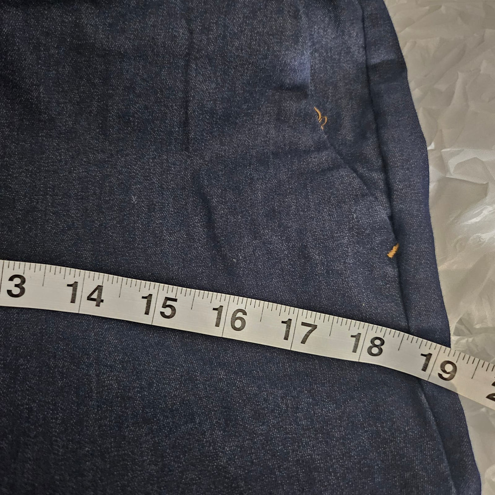 CHICOS Denim The Platinum Trouser Wide Leg Jeans sz 1 short - Picture 8 of 8